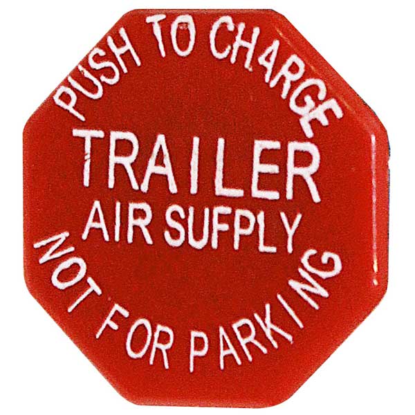 OEM Style Red Trailer Air Valve Knob