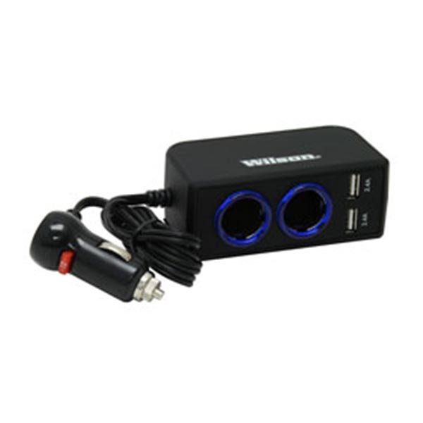 12-Volt Dual 2.4A USB Adapter with 3' Cord