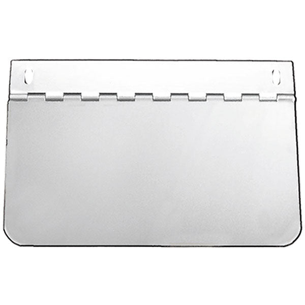 Hinged Permit Panel 4" x 10" Stainless Steel