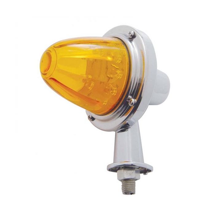 3" Amber 11 LED Watermelon Honda Light with 1-1/8" Arm