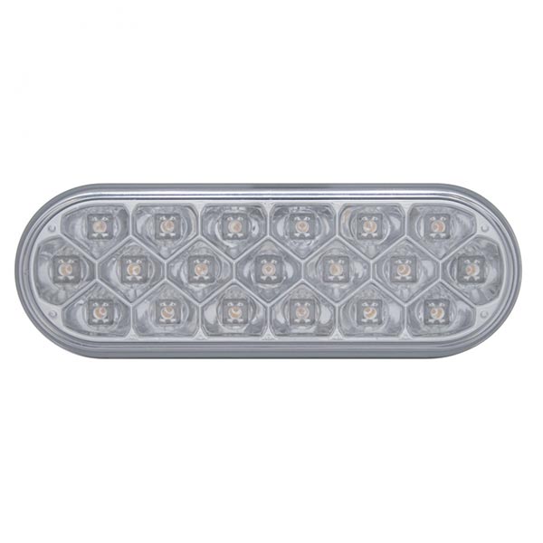 Red 19 LED Reflector Oval Stop, Turn & Tail Light
