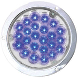 4" Round Pearl LED Load Light 1157 Plug with Housing