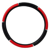 Matte Steering Wheel Cover with Black Grips 18"