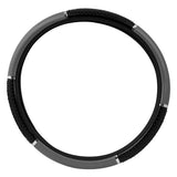Matte Steering Wheel Cover with Black Grips 18"