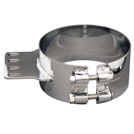 8"D X 3.5"W Kenworth W900A, W900B chrome clamp for semi trucks