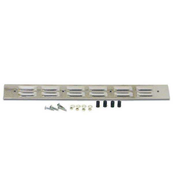 SS Louver Top Mud Flap Accent 2" x 24" (EA)