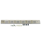 SS Louver Top Mud Flap Accent 2" x 24" (EA)
