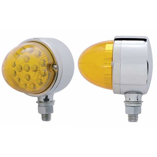 3-1/2" 17 LED Dual Function Reflector Single Face Watermelon Light