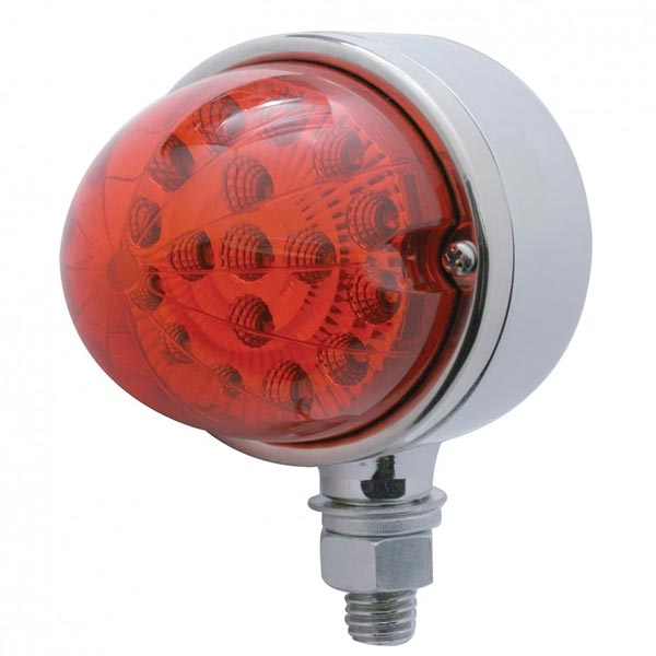 Red 17 LED Dual Function Reflector Light