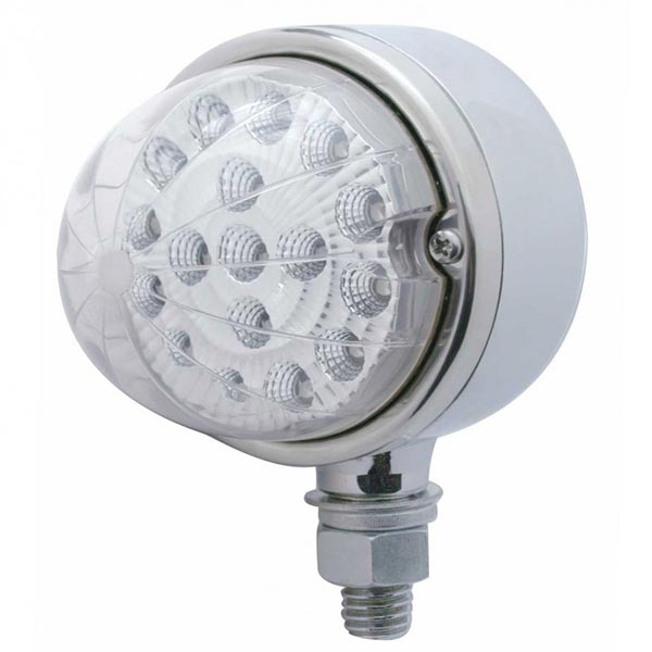 Red/Clear 17 LED Dual Function Reflector Light