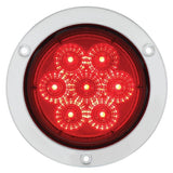 4" Red 7 LED Deep Dish S/T/T Light
