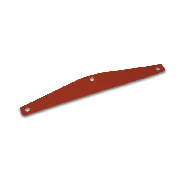 Red Backing for Mud Flap Weights with Cut-Outs