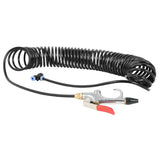 Truck Cab Air Blow Gun Kit with 27' Coil