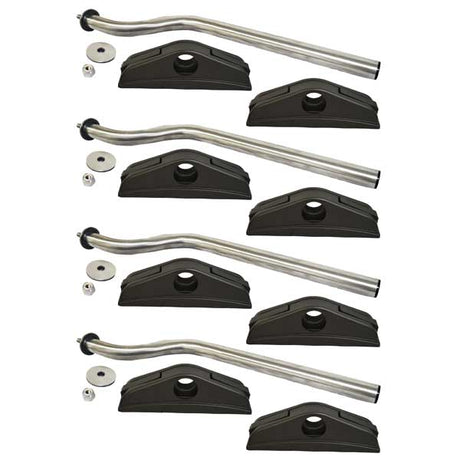 Stainless steel fender bracket kit
