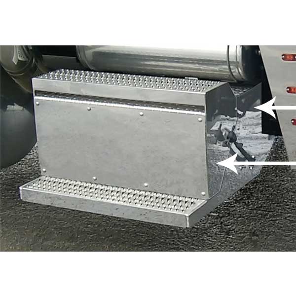 Peterbilt 379 Battery Box Side Trim Kit