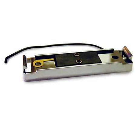 Chrome bracket base for rectangular light
