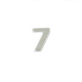 1" Stainless Steel Numbers - Tape Mount