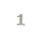 1" Stainless Steel Numbers - Tape Mount
