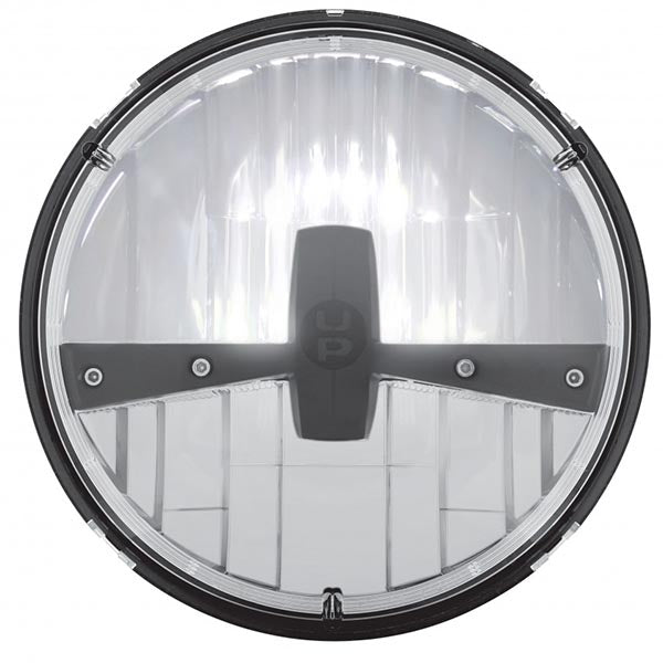 7" High Power LED Headlight with Black Accent