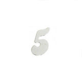 2" Chrome Numbers - Tape Mount