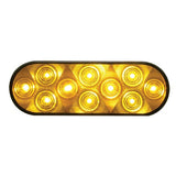 6-1/2" Amber 10 LED Park/Turn/Clearance Light