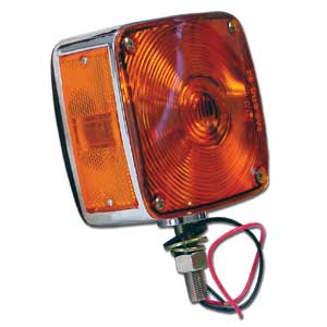 SQUARE COMBINATION LIGHT AMBER - RED