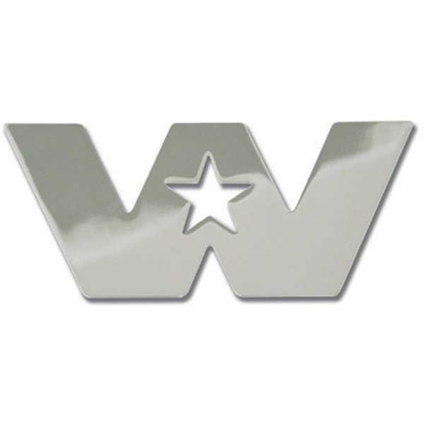 Chrome Small Western Star Cut Out Stud Mount