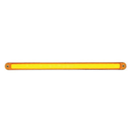 12" 24 LED glo light bar with chrome base, close-up