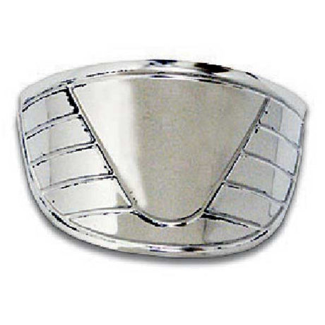 Stainless steel 7" headlight visor