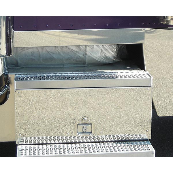 Peterbilt Stainless Battery/Tool Box Panel PR