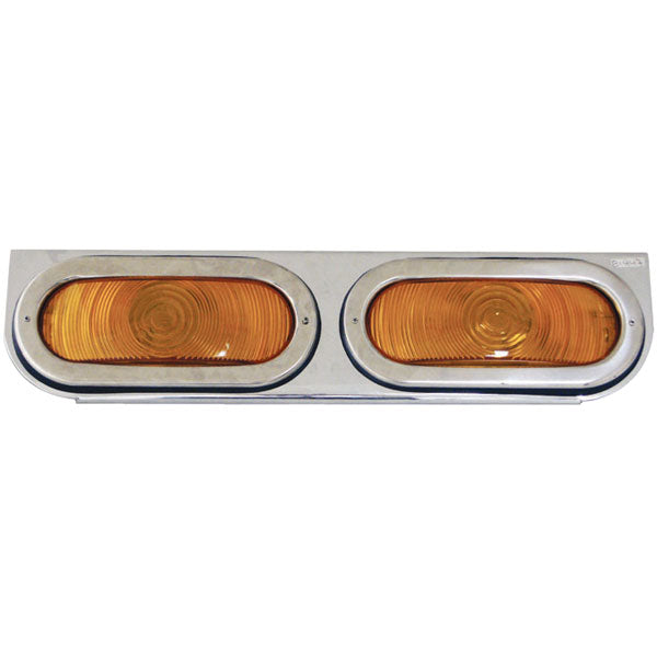 Stainless Steel Double Oval Light Bracket