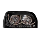 Freightliner Century Black and Chrome Headlight