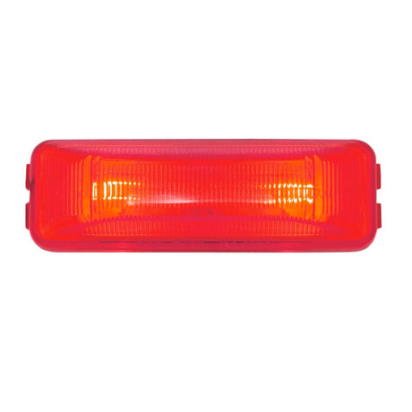 Rectangular Red 2 Bulb Sealed Marker Light