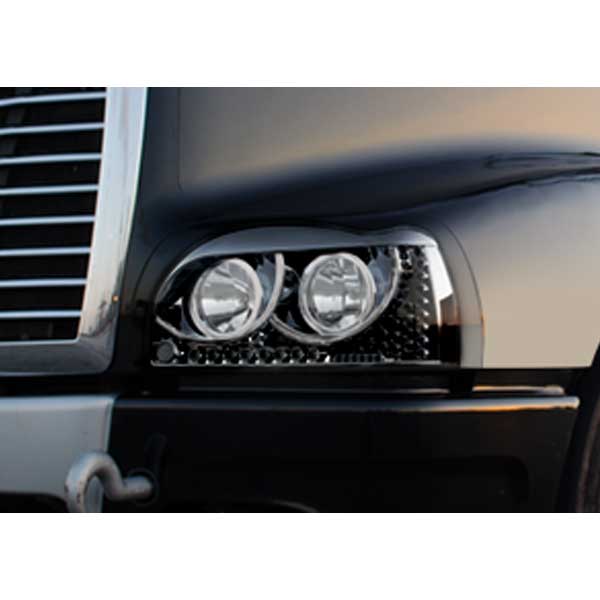Freightliner Century Black and Chrome Headlight
