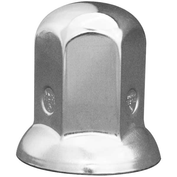 30mm Chrome Steel Standard Nut Cover - Push On