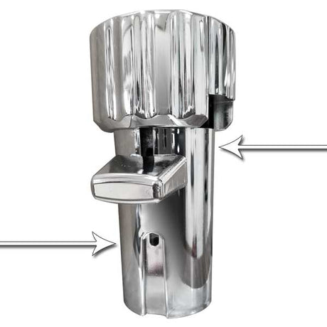 Chrome gearshift base cover (variant 2)