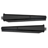 Black Spring-Loaded Mud Flap Hangers 2.5" Spacing
