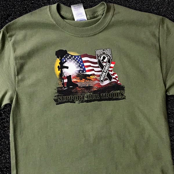 POW MIA Flag T-shirt