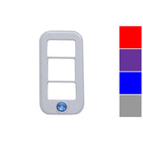 3 Hole Diamond Freightliner Rocker Switch Cover