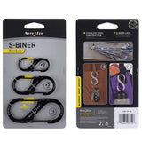 Stainless Steel S-Biner SlideLocks 3PK1