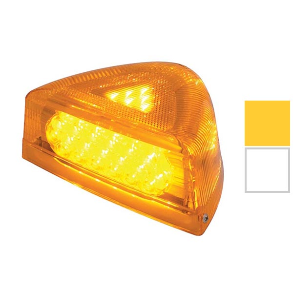 Peterbilt 37 LED Turn Signal Light with Chrome Base
