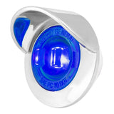 1" Dual Function Mini LED Light with Chrome Bezel & Visor