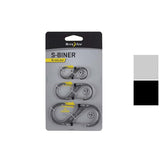 Stainless Steel S-Biner SlideLocks 3PK1
