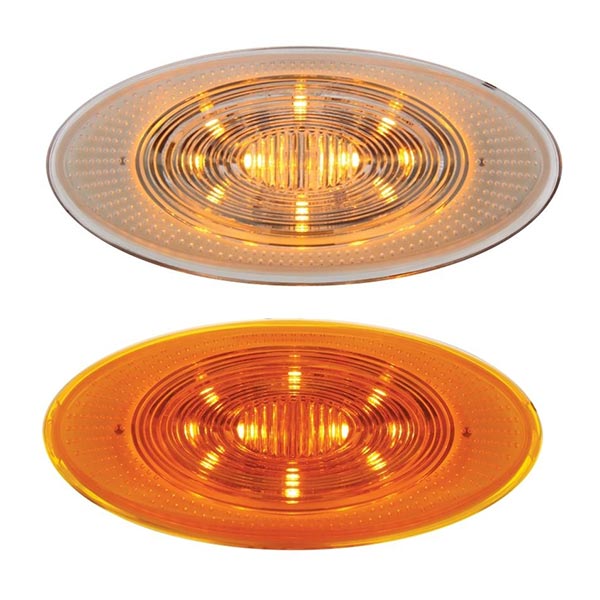 Peterbilt 386 Amber LED Front Turn Signal Light