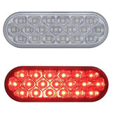Red 19 LED Reflector Oval Stop, Turn & Tail Light