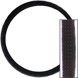 Perforated Leather Steering Wheel Cover 18"