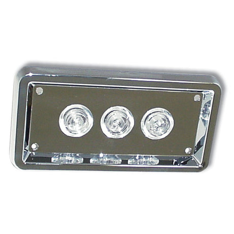 Close-up of Kenworth courtesy door LED light