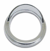 Kenworth Chrome Gauge Cover with Visor 2 5/16"D
