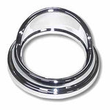 Freightliner 2-1/4" Chrome Gauge Bezel with Visor