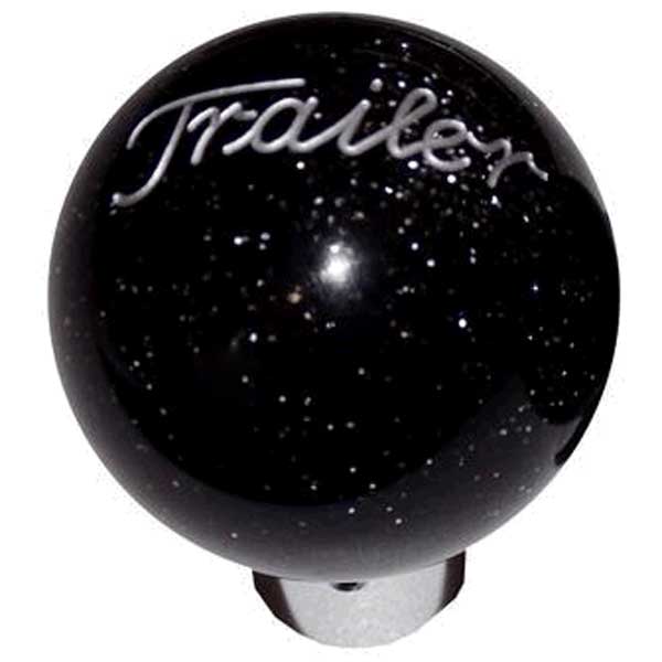 Engraved Black Glitter Tractor & Trailer Air Valve Knobs